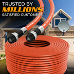G-PLUG 40FT RG6 Coaxial Cable Extender - Coax Cable Cord, Triple Shielded