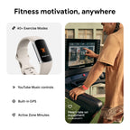 Fitbit Google Charge 6 Activity Tracker with 3 Months Google Health Membership Included, 7 Days Battery Life and Google Wallet and Maps, Obsidian/Black Aluminum