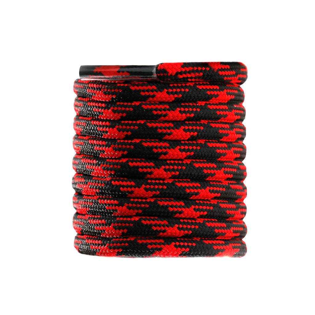 CCSOFTIME Round Work Boot Laces - Heavy Duty, Thick Replacement Laces for Men, Women, Adults - Walking, Hiking, Steel Toe, Safety, Hunting Boots