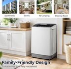Winado 15.6LBS Full Automatic Portable Washing Machine with Drain Pump
