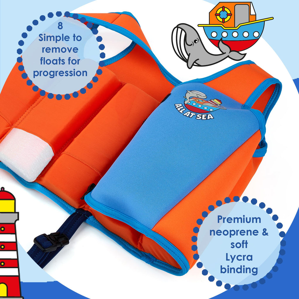 SwimBest Swim Vest - For Baby, Toddler & Kids. Adjustable Buoyancy Swim Jacket, ideal for pools/beaches/holidays & Learning to Swim