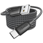 RAVIAD USB C Charger Cable 3M Long Type C Cable Fast Charging 3.1A Braided