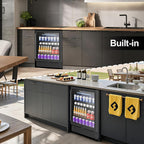 Mini Beverage Refrigerator Cooler -Small Beverage Fridge 1.4cu.ft