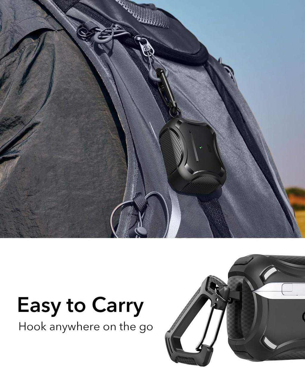 ESR for AirPods Pro 2 Case, Compatible with MagSafe, Navy Blue