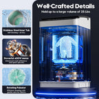 Auertech 18 lbs Portable Washing Machine, Fully Automatic Portable Washer with LED Display, 7 Wash Cycles, 4 Water Levels, Top Load Washing Machine for Apartment, RV, Dorm, Home