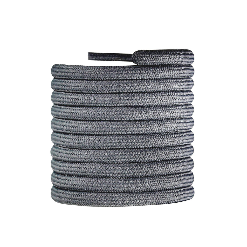 CCSOFTIME Round Work Boot Laces - Heavy Duty, Thick Replacement Laces for Men, Women, Adults - Walking, Hiking, Steel Toe, Safety, Hunting Boots