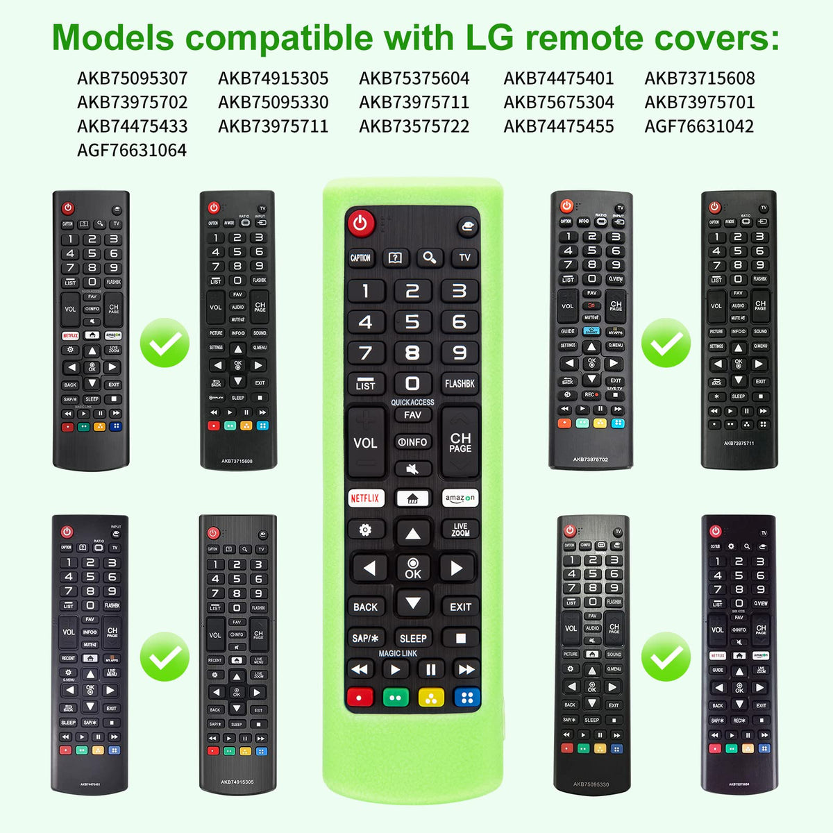 Universal Backlit Remote for LG Smart TV Remote Control Replacement
