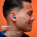 JLab Go Air Pop+ Earbuds, Dual Connect, EQ3 Sound, Black