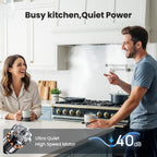 VIKIO HOME 30 Inch Range Hood Insert, 980 CFM, Dual-Intake, Gesture & Touch