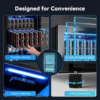 Beverage Refrigerator, 2.47 Cu.Ft Mini Fridge Beverage Cooler