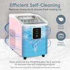 Igloo Ice Maker Countertop, Portable Ice Maker with Handle, 26lbs, Black