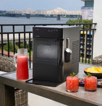 GE Profile Opal 2.0 Ultra Nugget Ice Maker with Scale Inhibiting Filter, Scoop Included, 38 lbs in 24 Hours, Pellet Ice Machine with WiFi & Smart Connected, Stone White