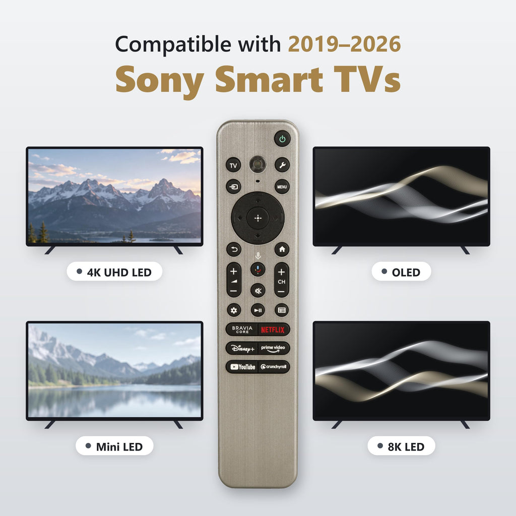 Replacement for Samsung TV Remote, for All 2019-2026 Samsung Remote Control for Smart TV with Voice Control. 2-Year Full Warranty.