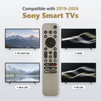 Replacement for Samsung TV Remote, for All 2019-2026 Samsung Remote Control for Smart TV with Voice Control. 2-Year Full Warranty.