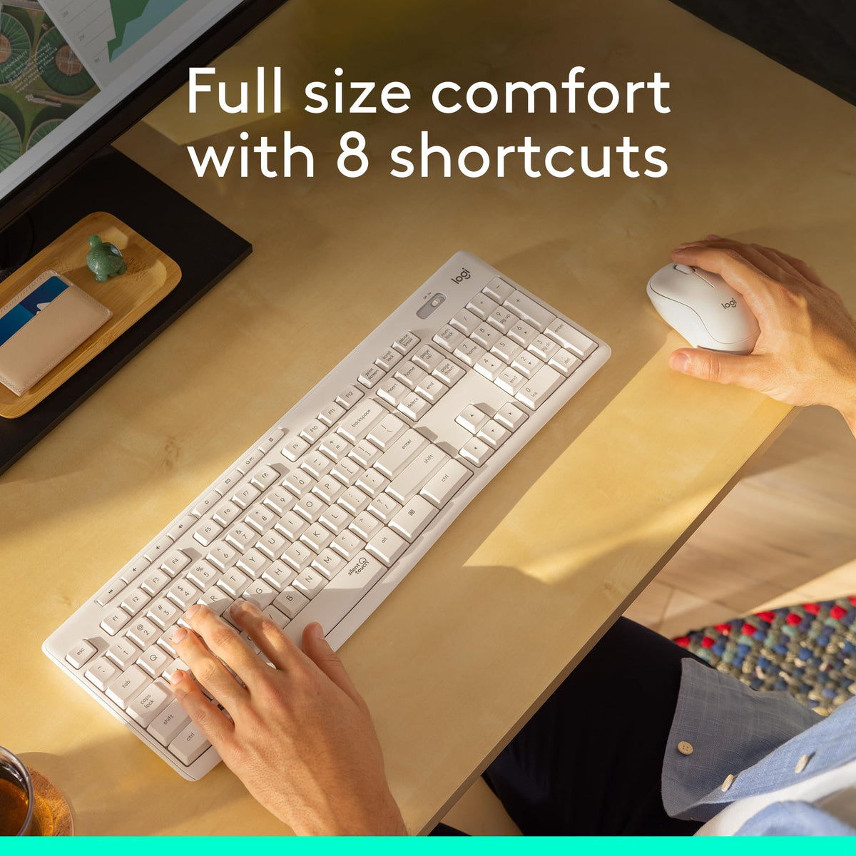 Logitech MK295 Silent Wireless Mouse & Keyboard Combo
