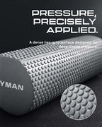 KAYMAN Sports Foam Roller, Deep Tissue Muscle Recovery, 44.5 x 15cm, Black