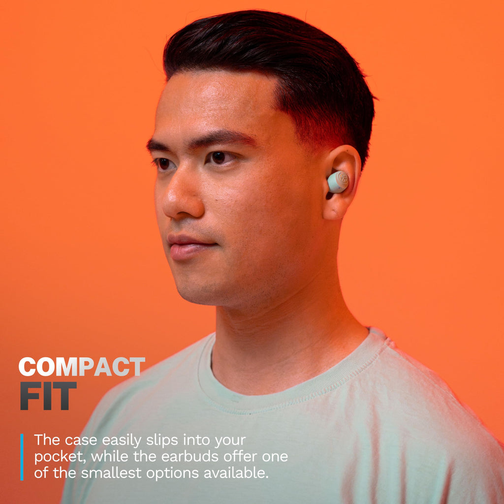 JLab Go Air Pop+ Earbuds, Dual Connect, EQ3 Sound, Black