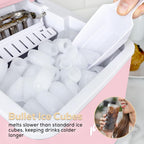 Igloo Ice Maker Countertop, Portable Ice Maker with Handle, 26lbs, Black