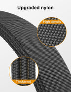 JUKMO Stretch Tactical Belt for Men, Military Work Rigger Hiking 1.5" Elastic Nylon Web Ratchet Quick Release Belt in Gift Box