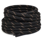 Stepace 2 Pairs Round Heavy Duty Boot Laces for Hiking and Work Boots