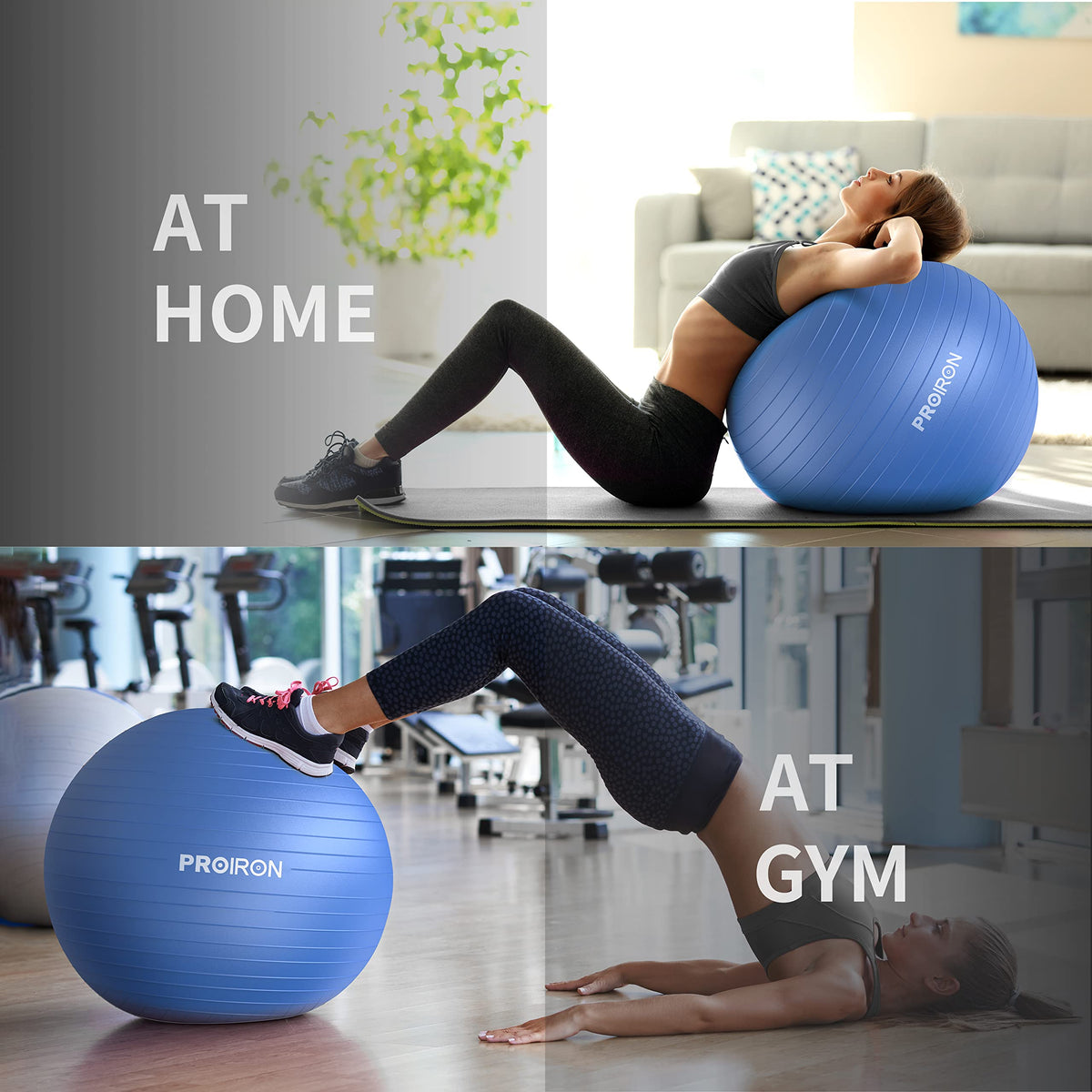 PROIRON Extra Thick Exercise Pregnancy Ball 55cm 65cm 75cm