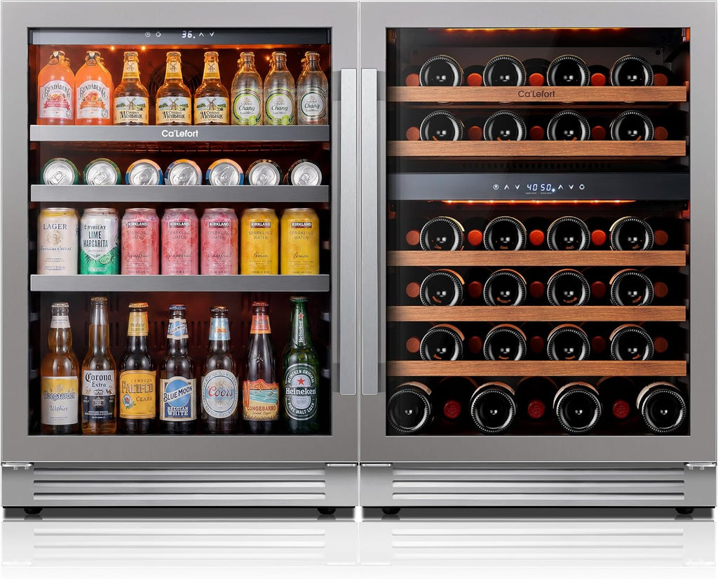 Ca'Lefort 48 Inch Wine & Beverage Refrigerator, 200 Can and 46 Bottle