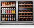 Ca'Lefort 48 Inch Wine & Beverage Refrigerator, 200 Can and 46 Bottle