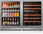 Ca'Lefort 48 Inch Wine & Beverage Refrigerator, 200 Can and 46 Bottle