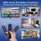 Replacement for Samsung TV Remote, for All 2019-2026 Samsung Remote Control for Smart TV with Voice Control. 2-Year Full Warranty.
