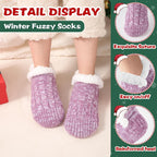 Niorasen Fluffy Slipper Socks Women Men, Winter Gift for Her, UK 4-9