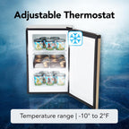 Whynter Upright Mini Freezer, 3.1 Cu Ft, Silver, CUF-301SS