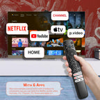 【2-Pack】 for Roku TV Remote,Replacement for TCL,ONN, Hisense Roku TVs