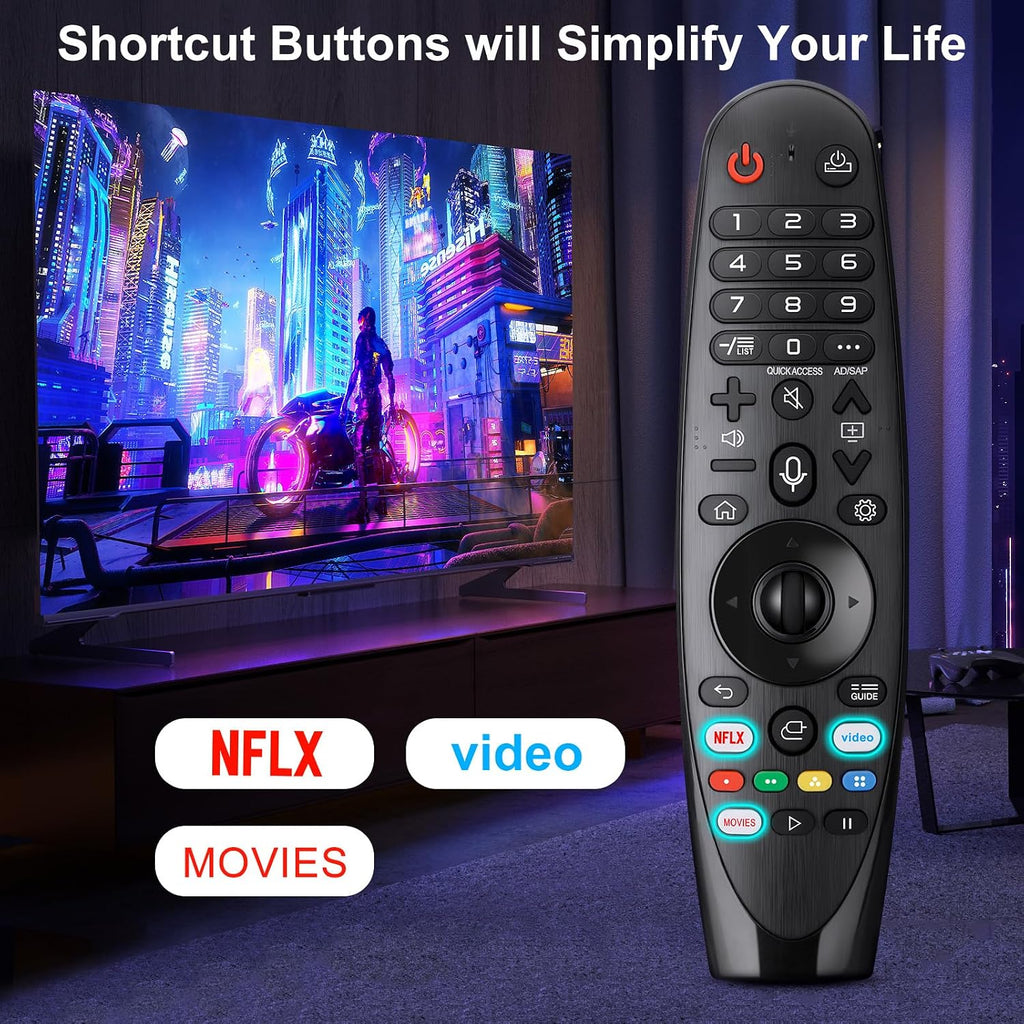 Voice Magic Remote Replacement for LG UHD OLED QNED NanoCell 4K 8K Smart TV