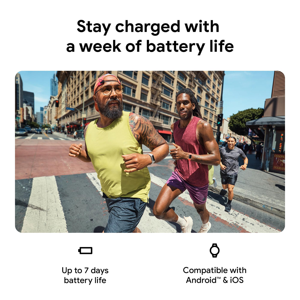 Fitbit Google Charge 6 Activity Tracker with 3 Months Google Health Membership Included, 7 Days Battery Life and Google Wallet and Maps, Obsidian/Black Aluminum