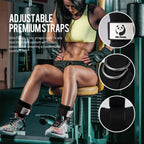 Slim Panda Ankle Straps for Cable Machines, Cable Kickback Ankle Cuffs