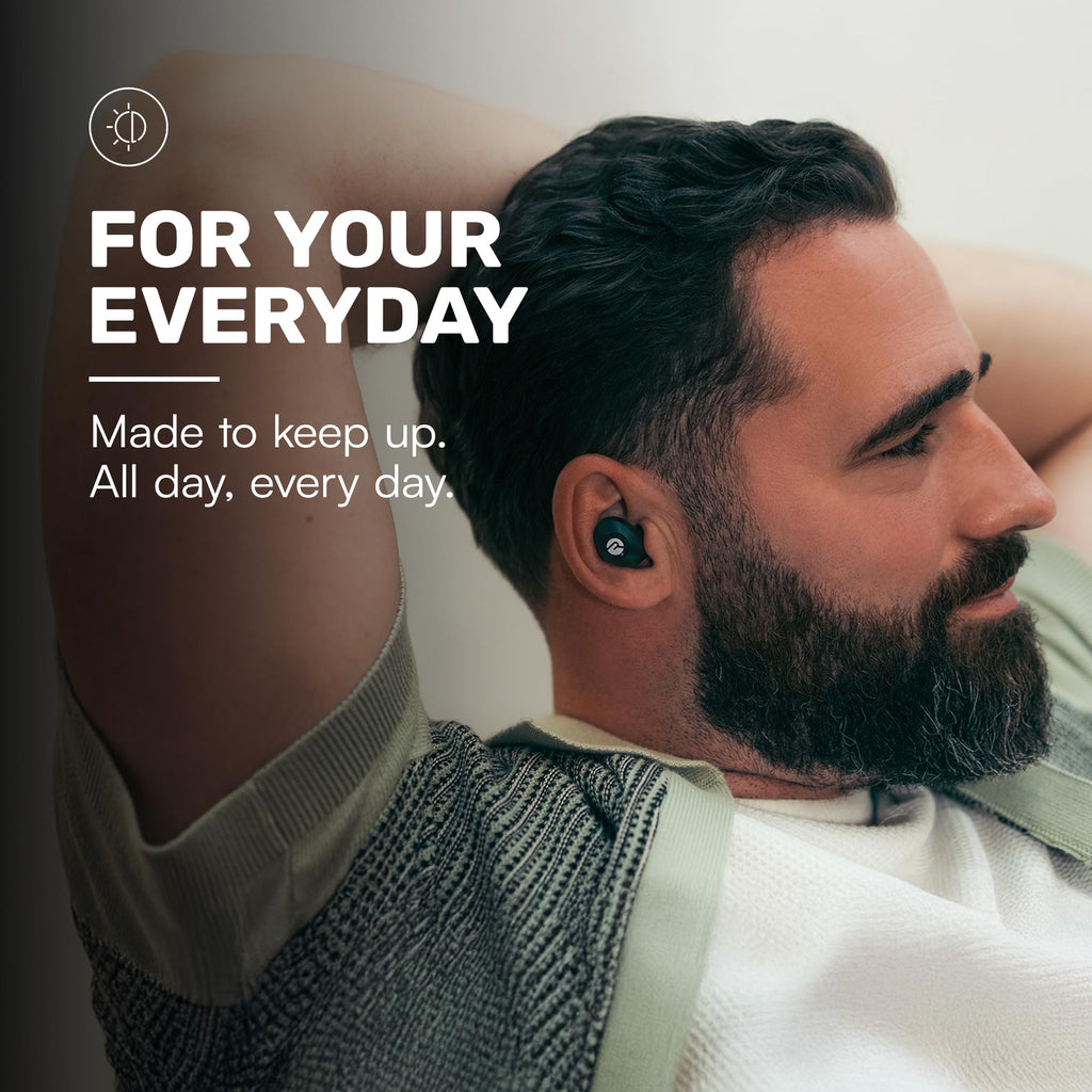 Raycon Everyday Bluetooth Wireless Earbuds with Microphone - Active Noise Cancelling, Sweat & Water-Resistant Earphones, Ear Buds Wireless Bluetooth (Mint)