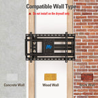 Mounting Dream Full Motion TV Wall Mount for 32-70 Inch TVs up to 110lbs