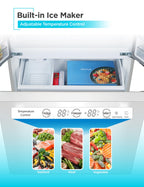 BLACK+DECKER 14 Cu. Ft. Convertible Freezer Refrigerator, Upright Freezer with Glass Shelves, ENERGY STAR rated, Frost Free, BUC1400XB, Black