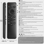 Universal for Samsung-TV-Remote-Control Replacement,Compatible with All Samsung Smart Frame Curved QLED TVs