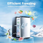 Electactic 3.2 Cu.ft Small Freezer, Mini Upright Freezer, White