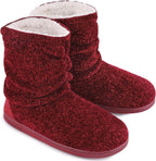 LongBay Women Slipper Boots Warm Memory Foam Indoor Outdoor House Shoe Gift