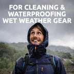 Nikwax TECH WASH and TX DIRECT Twin Pack, Technical Cleaner and Wash-In Waterproofer for Waterproof Clothing, Cleans, Waterproofs, Revitalizes Breathability, 2x 1L