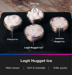 GE Profile Opal 2.0 Ultra Nugget Ice Maker with Scale Inhibiting Filter, Scoop Included, 38 lbs in 24 Hours, Pellet Ice Machine with WiFi & Smart Connected, Stone White