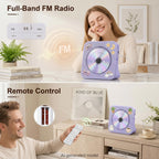 Gueray CD Player Portable Bluetooth Desktop CD Players for Home
