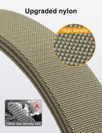 JUKMO Quick Release Tactical Belt, Military Work 1.5" Nylon Web Hiking Belt