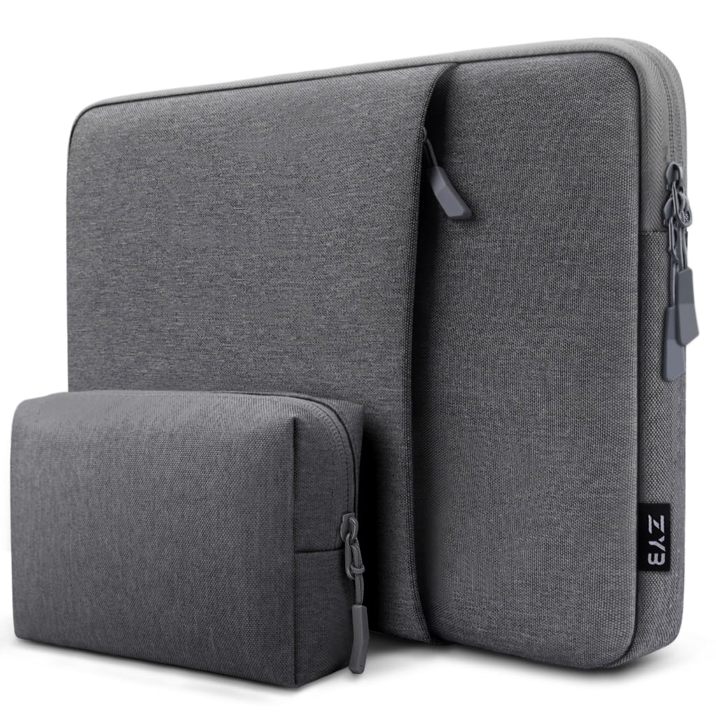 ZYB Laptop Sleeve 14 Inch, Waterproof Shockproof 14 Inch Laptop Case for 14" Notebook Lenovo Thinkpad IdeaPad, MacBook Air 15.3 2026-2023 M5 M4 M3 M2, 14" HP Dell Acer Chromebook Mac Pro 15-Black