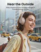 Soundcore by Anker Q20i Headphones with Protective Case, Blue, Bundle