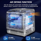 AIRMSEN Portable Countertop Dishwasher, No Hookup Needed