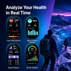 Blackview Military Smart Watch for Men (Answer/Make Calls), 1.45" Fitness Tracker with 100-Day Battery/Flashlight/Compass/Heart Rate/SpO2/Sleep, 150+ Sports IP68 Waterproof Smartwatch for iOS Android