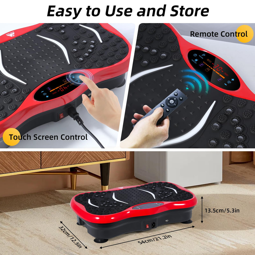 EVOLAND Vibration Plate Exercise Machine, Fitness Vibration Trainer